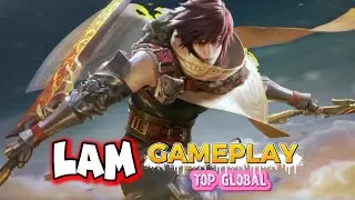 LAM GAMEPLAY TOP GLOBAL FULL DEMAGE‼️HONOR OF KINGS 