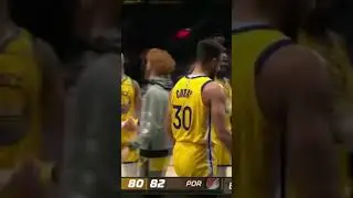 Steph Curry blocks Hood's dunk after whistle I nba #shorts for you