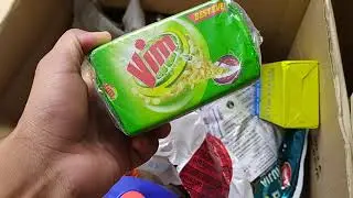 Unboxing amazon pantry items.