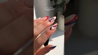 easiest DIY nails for 4th July | Gel Nail Tutorial | #nailart #tutorial #4thofjuly