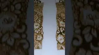 ## mehndi class ##mehndi design ##mehndi arts ## student feet mehndi design ###