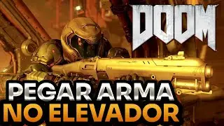 DOOM 2016, HOW TO ACCESS THE ELEVATOR AND GET THE WEAPON IN LAZARUS, GAMEPLAY, Dubbed in Brazilia...