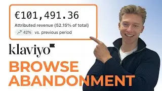 Klaviyo Browse Abandonment Flow einrichten | Deutsches Tutorial