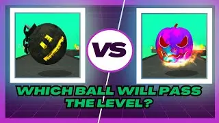 Guess which ball will pass the level? Rolling ball Sky Escape Ball Game (widescreen video)