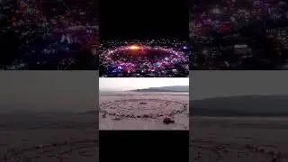 When the Playa shifts from dust to stardust.🌌 #burningman #blackrockcity
