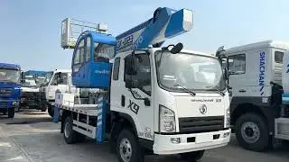 Shacman Aerial Platform Truck for Street Lighting Repairs & Installation, and Construction Site Work