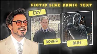 Fictic like Comic Book preset in Alight Motuon | Blaze
