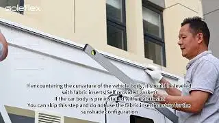 Soleflex B1 Segmented Version Roll-Out Awning Installation Video