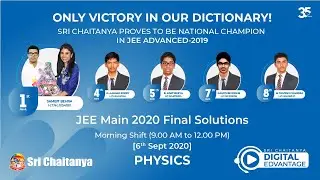JEE MAIN 2020 FINAL PHYSICS 6TH SEPTEMBER MORNING SHIFT