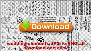 Jpeg Elements ko Png Image Kaise Banaye , Download all Elements