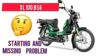TVS XL 100 BS6 Starting and missing problem//#xl100 #xl100self #xl100selfproblem #knoxraider 