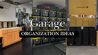 ULTIMATE GARAGE ORGANIZATION | GENIUS STORAGE HACKS | FINISHED GARAGE FLOOR ALTERNATIVE