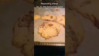 Cookies time lapse #cookies #satisfying #baking