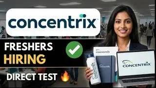 Concentrix Hiring Freshers  | Concentrix Direct Test Hiring 2026 | Apply Now