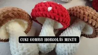 Légyölő galóca horgolás minta
