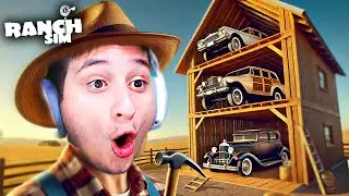 ავაშენე ავტოფარეხი ჩემს რანჩოზე Ranch simulator