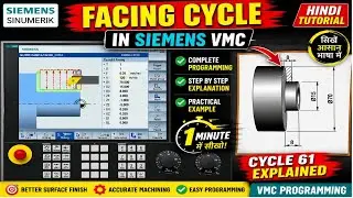 #STOCK REMOVAL FACING #FACING CYCLE IN SIEMENS CONTROL BY VIJAY SIR 8750725636