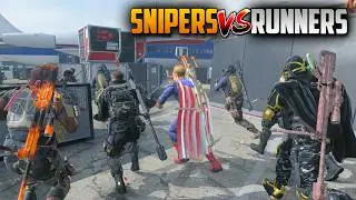 Flight Permanently Delayed - Snipers vs Runners