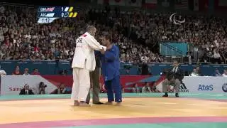 Judo - GBR vs ARG - Men -90 kg Semi Final - London 2012 Paralympic Games