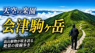 【日本百名山】天空の楽園会津駒ケ岳に登ってみた／尾瀬檜枝岐道の駅〜滝沢登山口〜駒の小屋〜会津駒ケ岳〜中門岳／登山者も多く登りやすい百名山