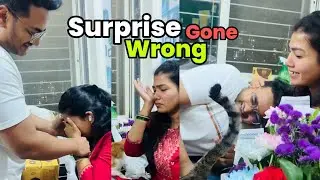 Anniversary wale din @Cookwithneelkanti ko rula diya | Surprise gone wrong #couple #love #funny 