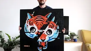 Tiger painting from start to finish