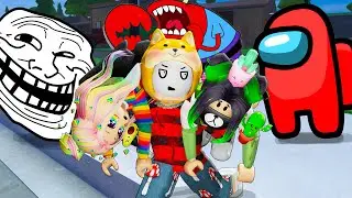 СПАСАЮ ДЕВОЧЕК ОТ КАРТИНОК В Roblox Evade!