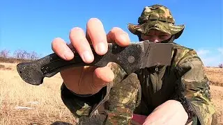 COLD STEEL RAJAH II - DESTRUCTION TEST - UNTIL IT BREAKS - TIP TEST RAJAH 2 - KNIFE TORTURE TEST