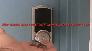 Smart lock rekey with change kit