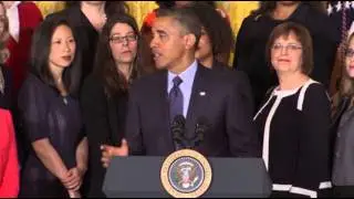 Obama: 'It's Time' to Close Gender Wage Gap