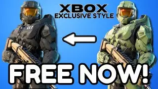 FREE EXCLUSIVE MASTER CHIEF MATTE BLACK Halo Edit Style NOW Fortnite