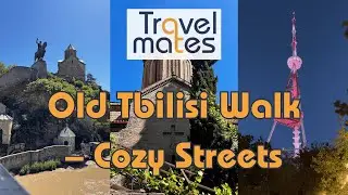 Old Tbilisi Walk 🇬🇪 | From Sioni Cathedral to Leonidze Park &ndash; POV in 4K
