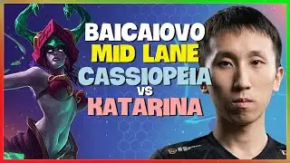 Baicaiovo Reaches Rank 2 Super Server with Flawless Cassiopeia Mid Lane Mechanics Engsub