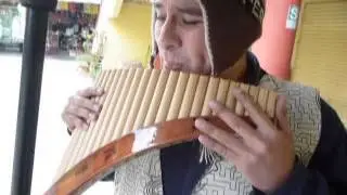 Pastor Solitario Song Played with a Professional Panflute 22 Pipes from Peru