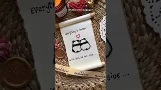 Cute Card Idea&hearts;️ Thread Card by QuinnsArte #shorts
