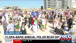 42nd Annual Flora-Bama Polar Bear Dip draws thousands