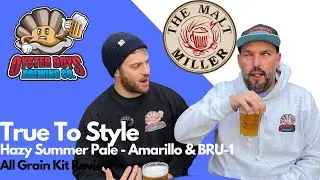 Grain to Glass Summer Hazy Pale All Grain Kit with Amarillo & BRU-1 from The Malt Miller