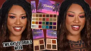 BROWN MAROON SMOKEY! TWILIGHT TUTORIALS WEEK! REVOLUTION X TAMMI TROPICAL TWILIGHT