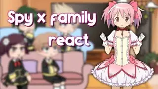 Spy x family react a Anya é a Madoka kaname 🎀✨️