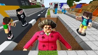 We Found A Scary Buried Scary Teacher's Body in Minecraft (Tagalog)