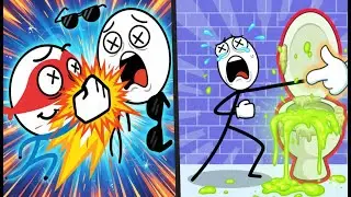 ATTACK DRAW LINE vs GRAB CRAZY - STICKMAN Gameplay Double Mobile Games (Android/ios)