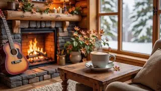 Warm Guitar Melodies for Cozy Winter Evenings | Soothing Acoustic Guitar Music