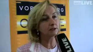 Innenministerin Maria Fekter im VOL Live Interview