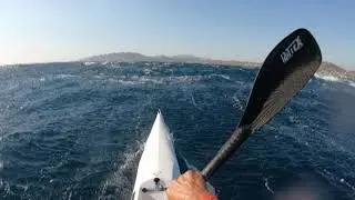 Downwind at Athens watersports 30knots
