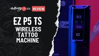 TOUCHSCREEN DISPLAY?!?| EZP5 WIRELESS | Tattoo Machine Review