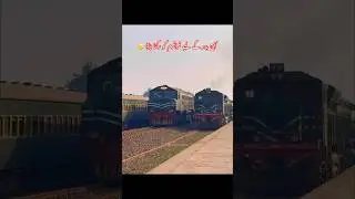 Non Stop Karakoram Express Delayed Due to Badar Express 😕 #foryou #viral #railway