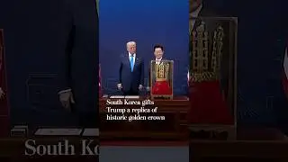 South Korea gifts Trump a replica of historic golden crown