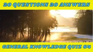 General Knowledge quiz 64  20 pot luck trivia questions