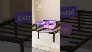 Adeus madeira fr&aacute;gil! O estrado de metal que transforma sua cama em fortaleza!