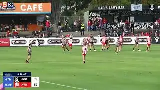 Rd 8 SANFL Snapshot - Port's Jase Burgoyne gets some hang time